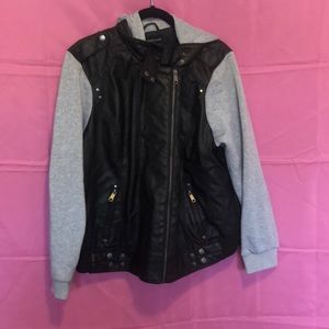 Black and grey jacket